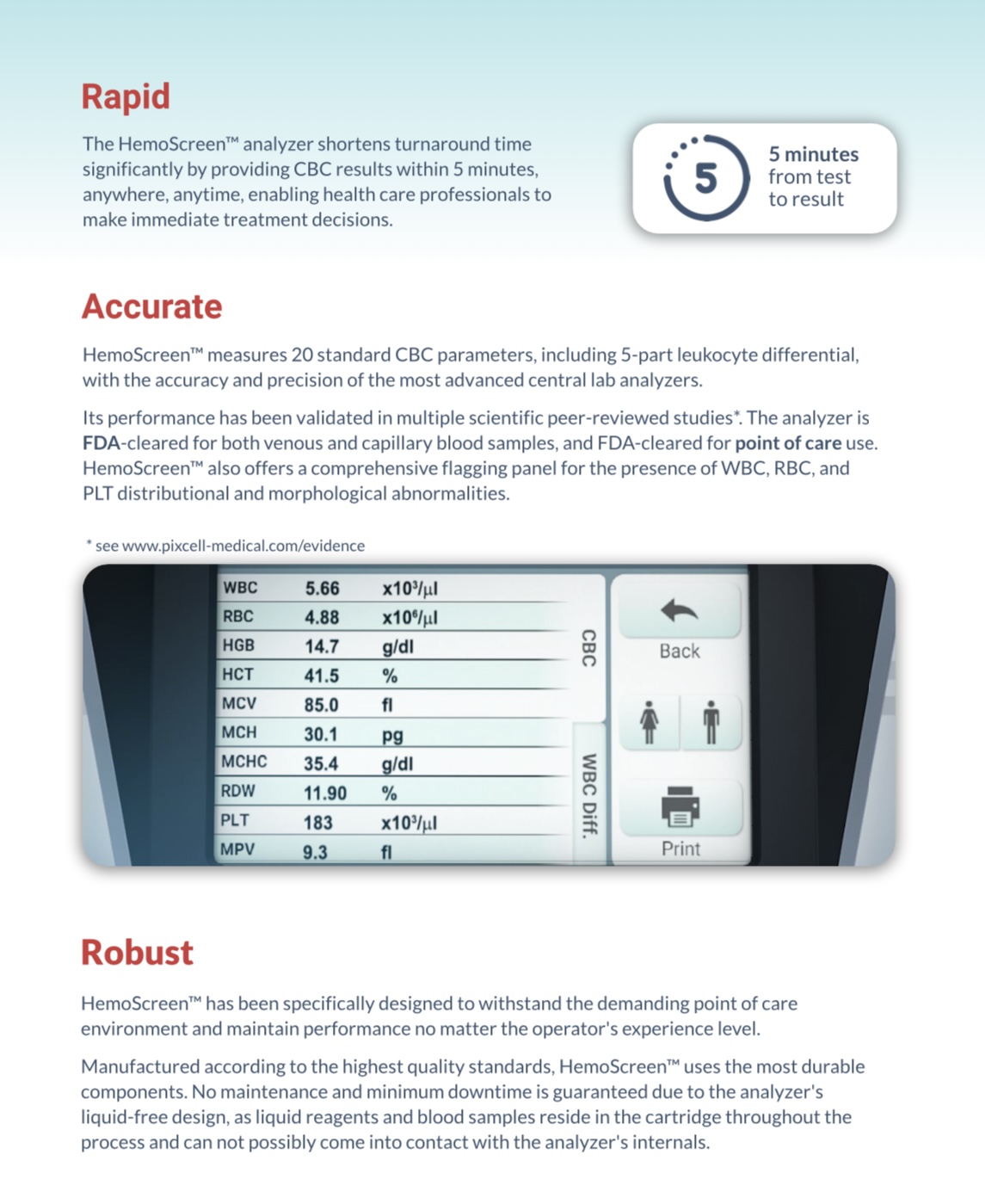 Test diagnosis with GuttaeDx Health